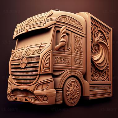 3D модель Mercedes Benz Actros (STL)